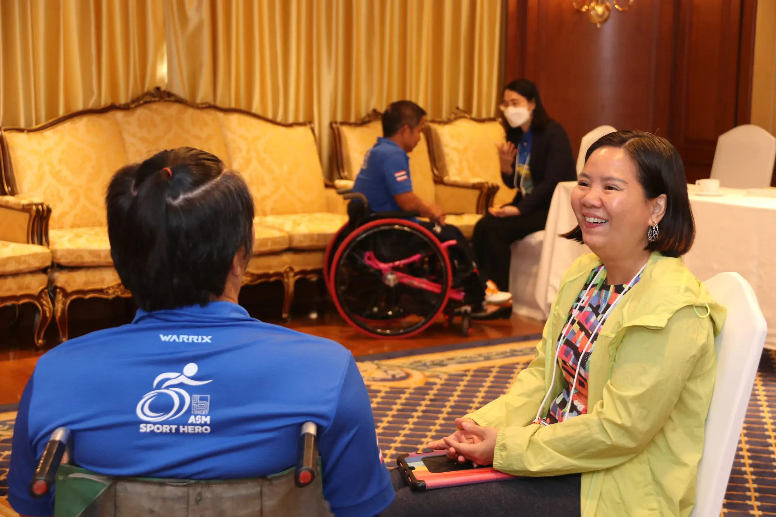 ล็อกซเล่ย์ ผนึก เอเอสเอ็ม จัด “Coaching For Success” ปลุกพลังนักสู้แก่นักกีฬาคนพิการ