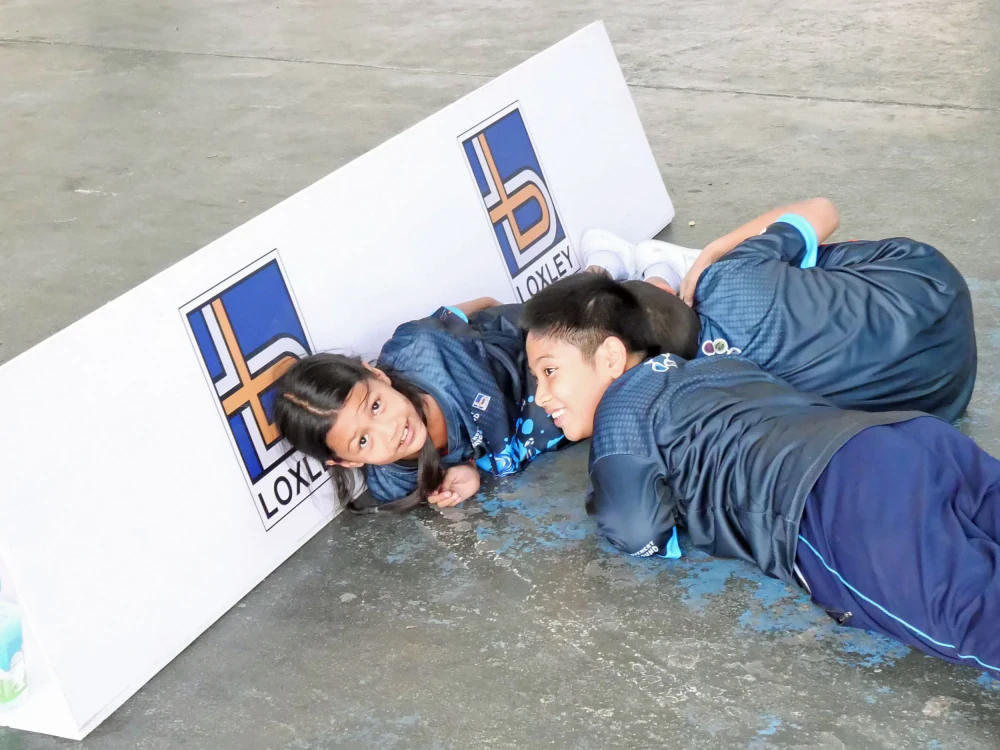 ซีเอสอาร์ ล็อกซเล่ย์ ยินดีน้องๆ นร.วัดคลองเตย ทำคะแนนสูงสุด Move For Life