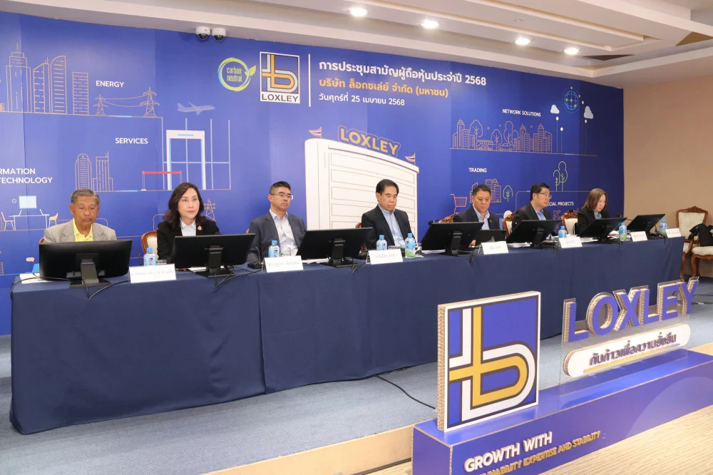 Loxley Holds 2025 Annual General Meeting of Shareholders via E-AGM under Carbon Neutral Approach, Promoting Transparency and Environmental Responsibility